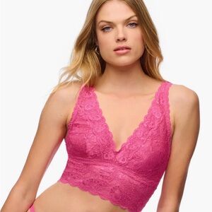 Cosabella lace long line plunge bralette